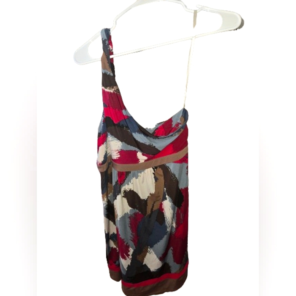 || Bcbg Maxazria: Multi Colored Pattern One Strap… - image 1